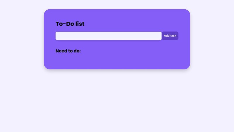 To-Do app (HTML,CSS & JS)