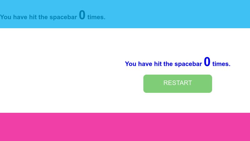 Spacebar Clicker - Play Spacebar Clicker On Word Hurdle