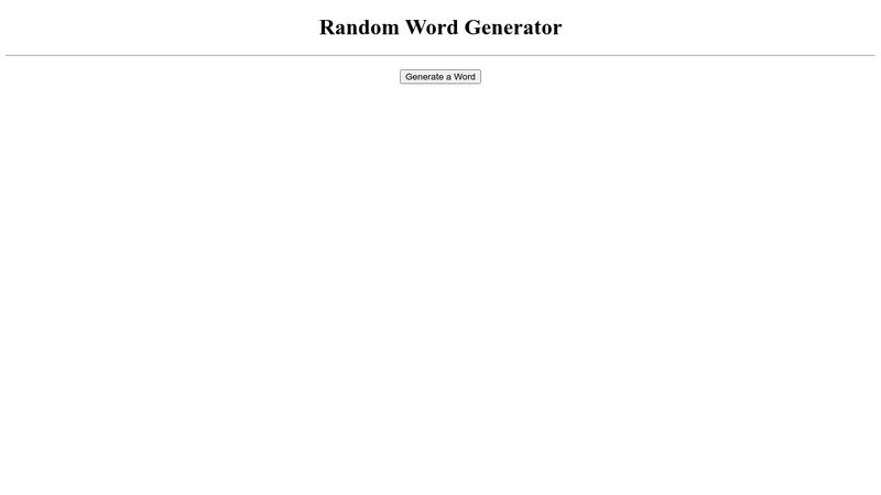 random-word-generator