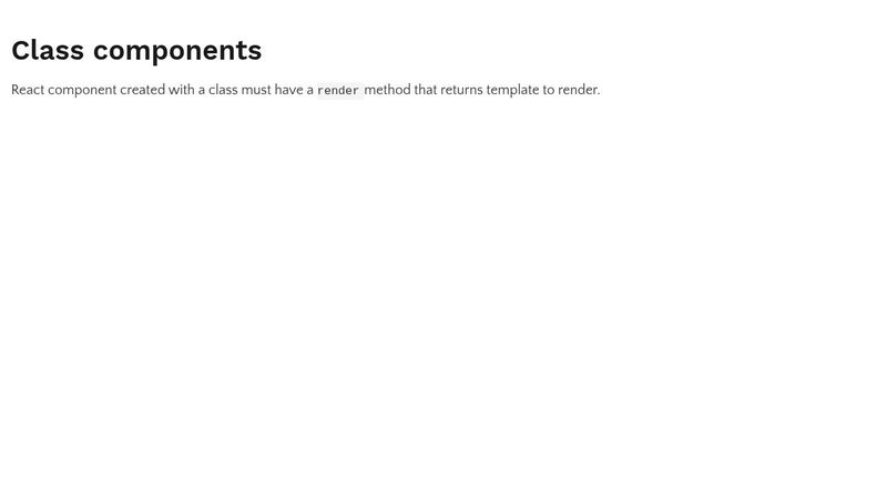 React.Guide - Function Components