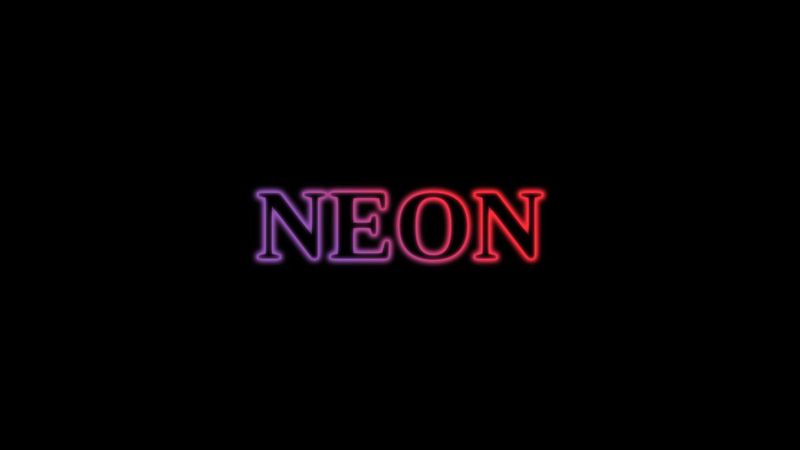CSS Neon Text Animation