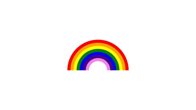 Drawing a rainbow in CSS