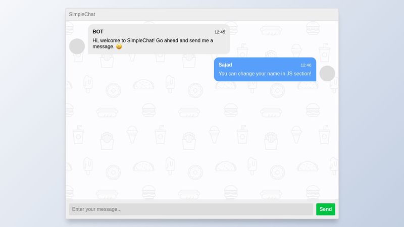 Simple Chat Bot In Javascript