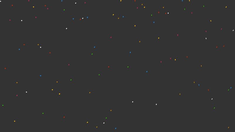 Confetti particles CSS