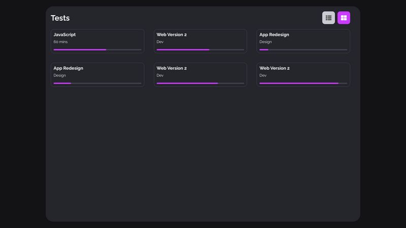 Dashboard UI