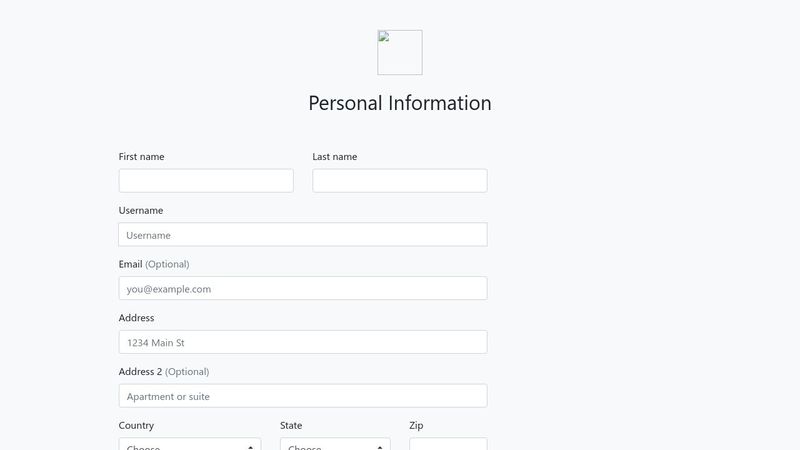 User Input Form