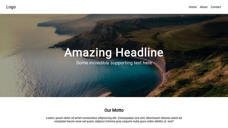 Animated Navbar on Scroll With Vanilla JavaScript image.
