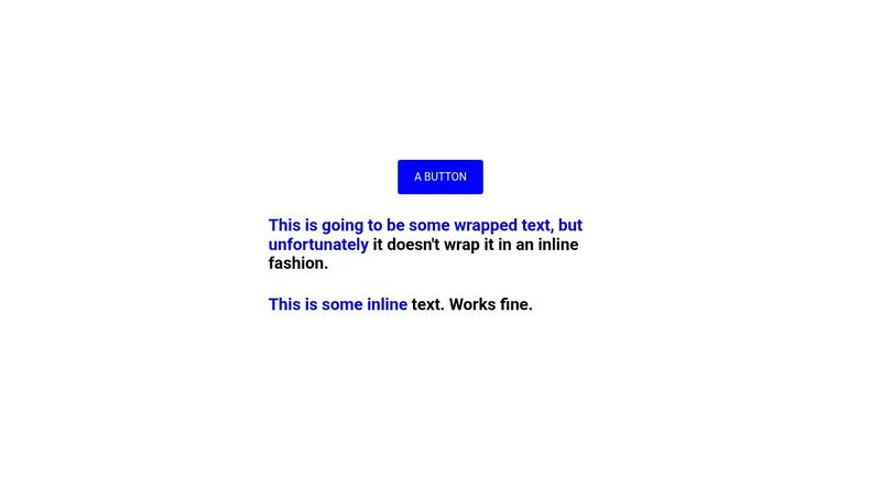 How to give inline focus style to an href that wraps to the next line?