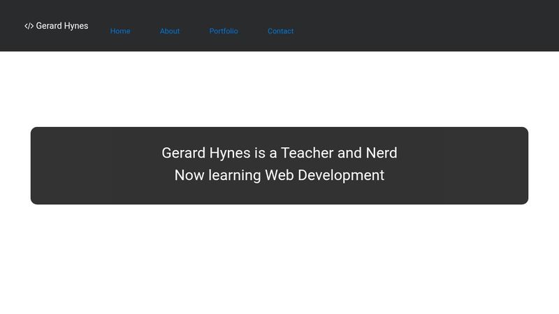 Personal Portfolio (freeCodeCamp)