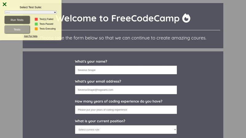 Free Code Camp Survey