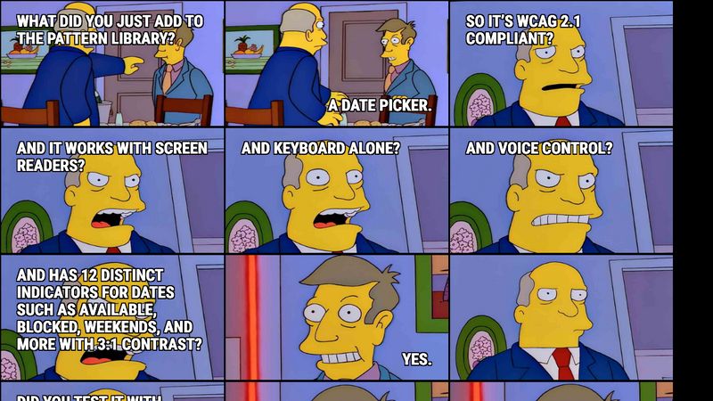 Date Picker — Simpsons Steamed Hams Meme