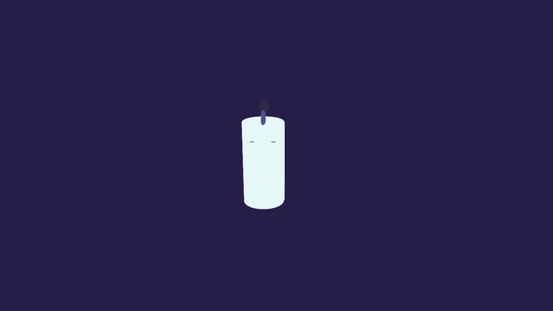 candle html css