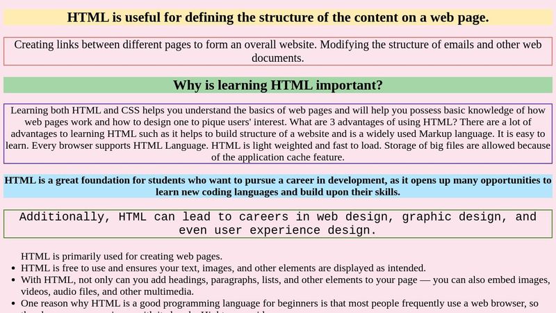 HTML Practice 3