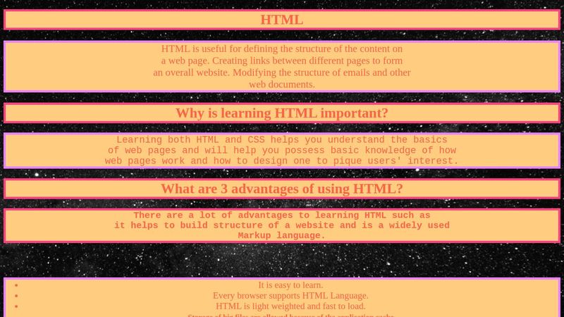 HTML Practice 3