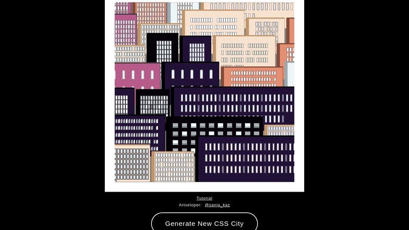 CSS Cities | Generative Art