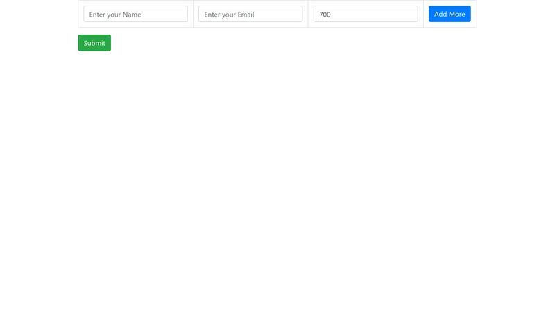 Dynamically Add / Remove input fields in Javascripts