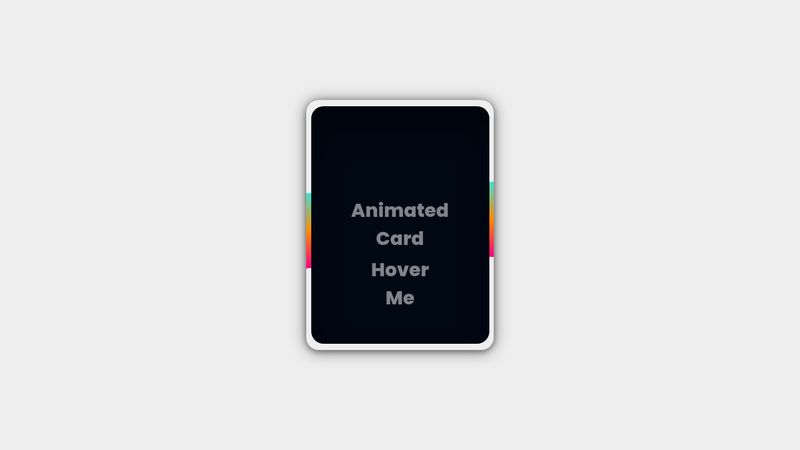 Animated Card - CSS