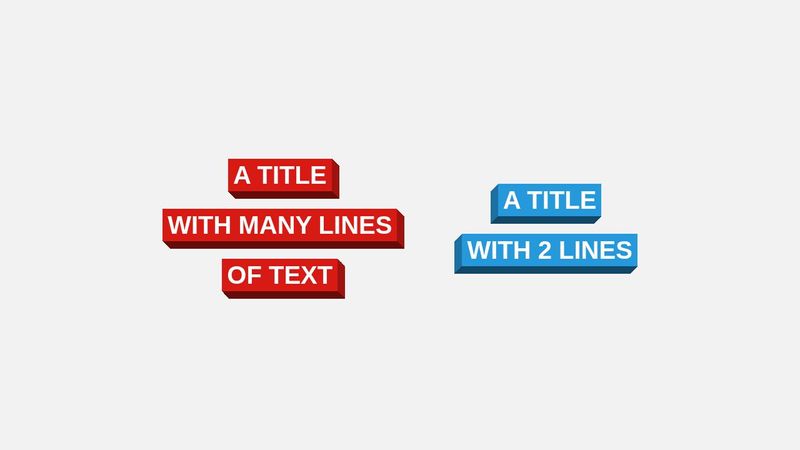 CSS only 3D multi-line text