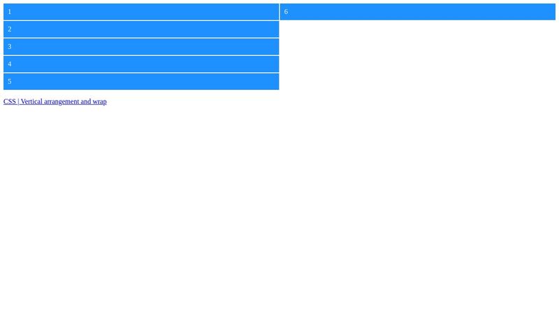CSS | FlexBox Vertical arrangement and wrap