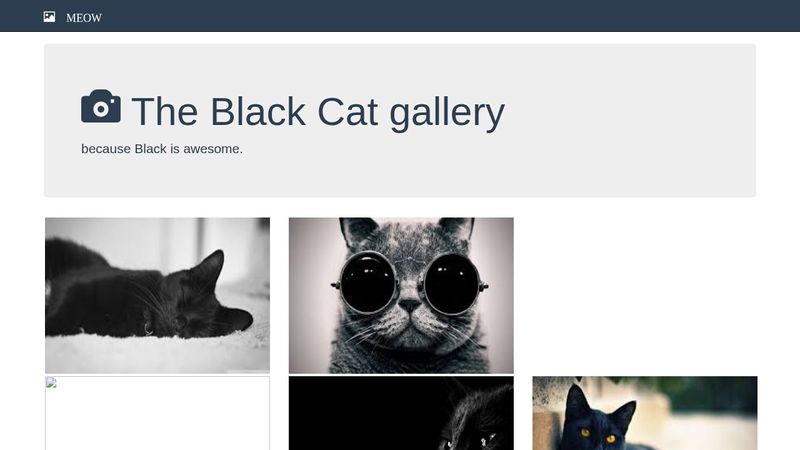 Simple Responsive image gallery