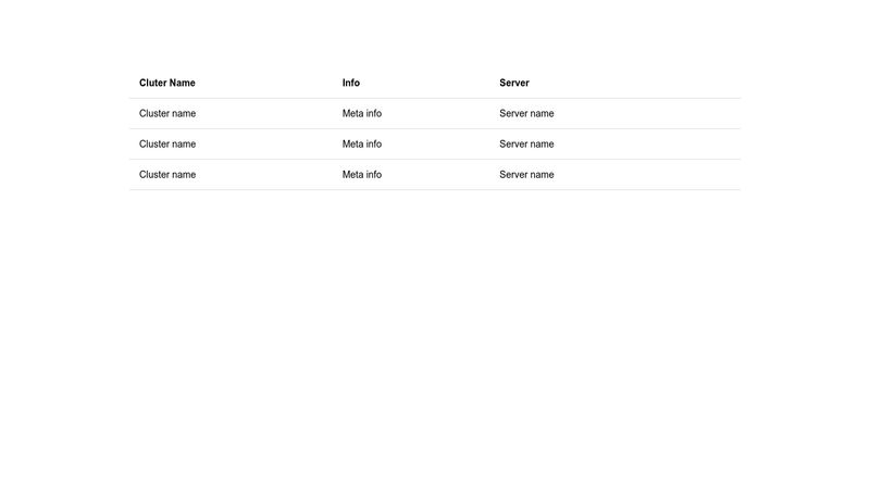 Table Row Hover Menu