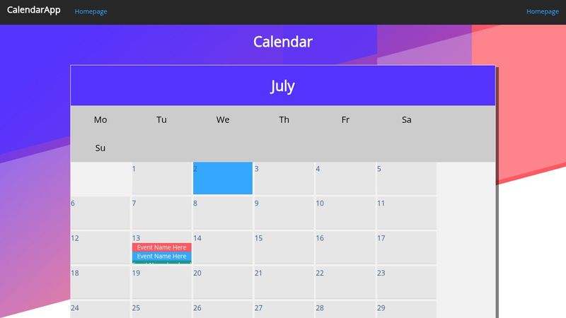 CSS Calendar