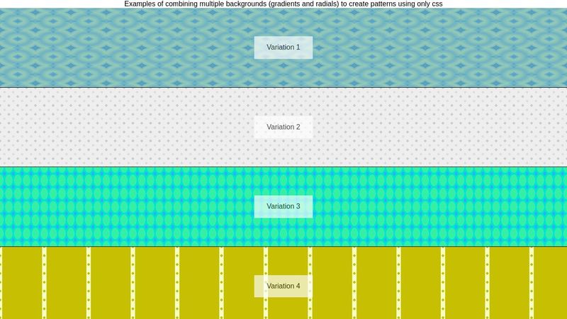 css background patterns