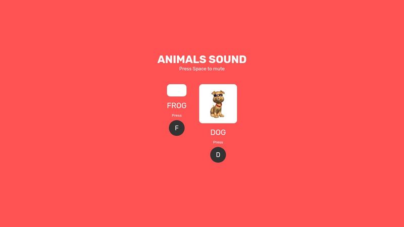 Animals Sound with JS - CodeSprint UxE 4.0