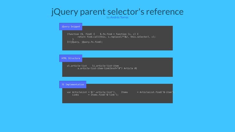 jquery-parent-selector-s-reference