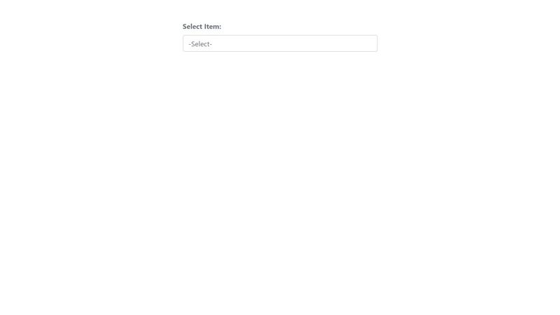 Select2 (searchable select)