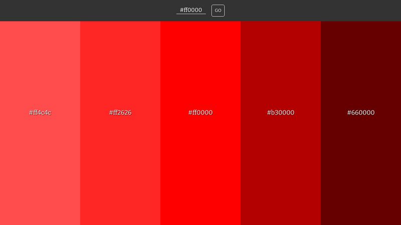 Generate brighter and darker versions of color with JavaScript