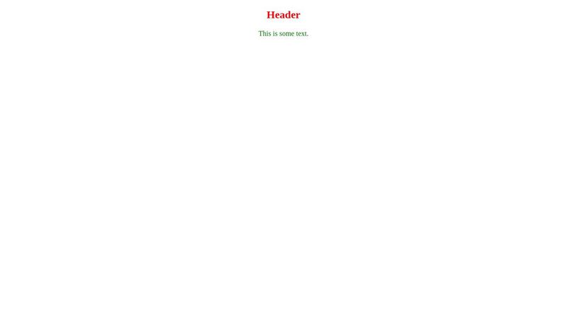 CSS Body