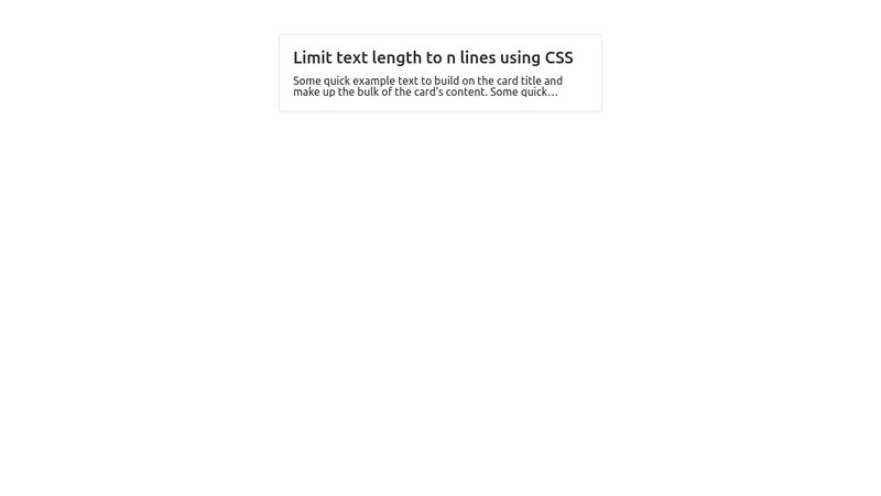 limit-text-length-to-n-lines-using-css