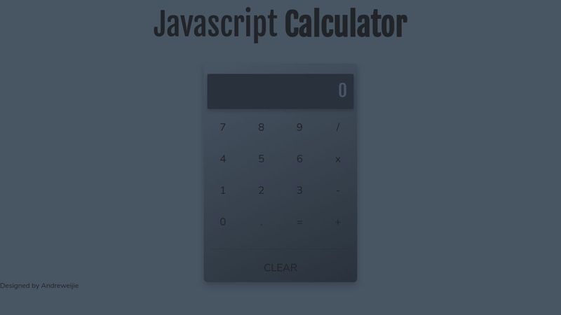 Javascript Calculator
