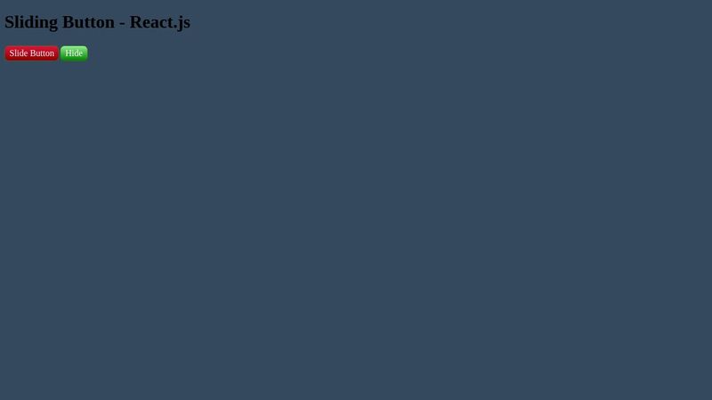 Slide Button (React)