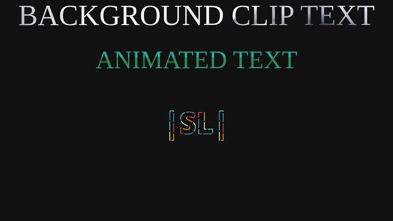 CSS Text Effects