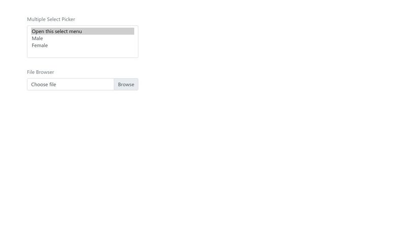 Bootstrap 4 Multiple Select Picker