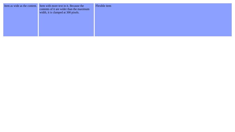 CSS display grid example
