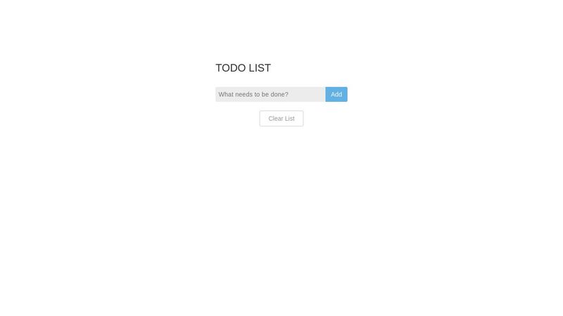 Todo List Example todo-list-example