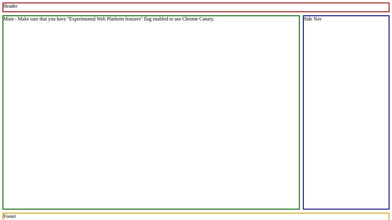 CSS Grids - Simple Layout