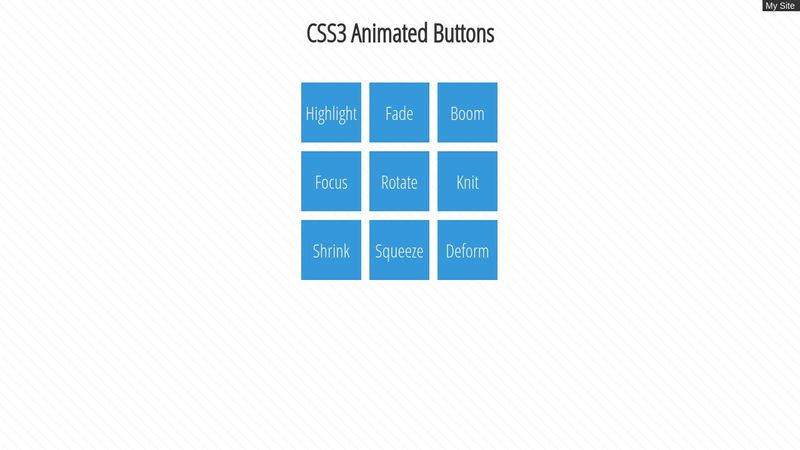 [CSS3] Animated Buttons