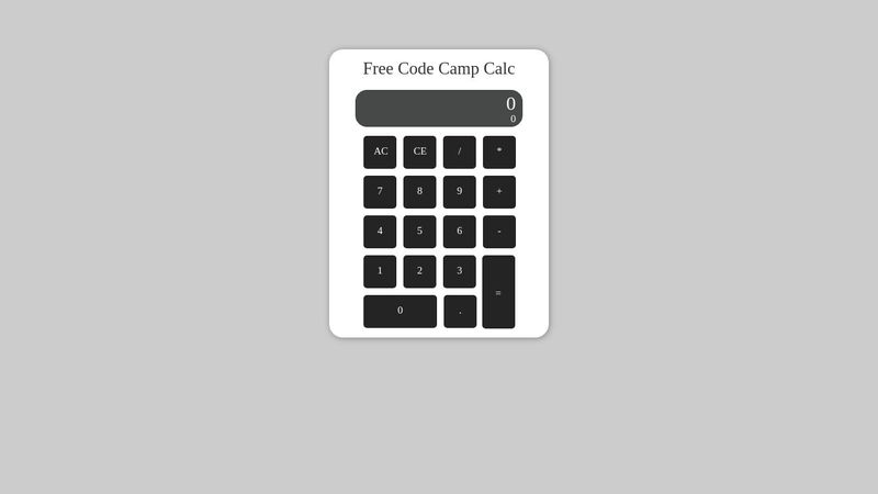 Javascript Calculator