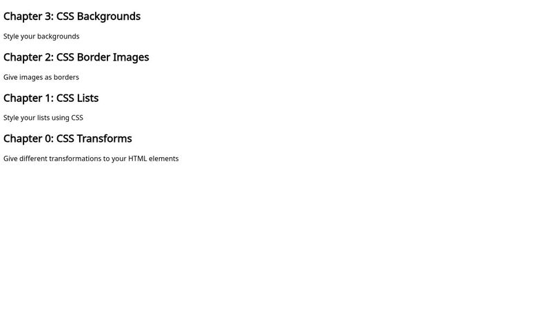 CSS counter-increment