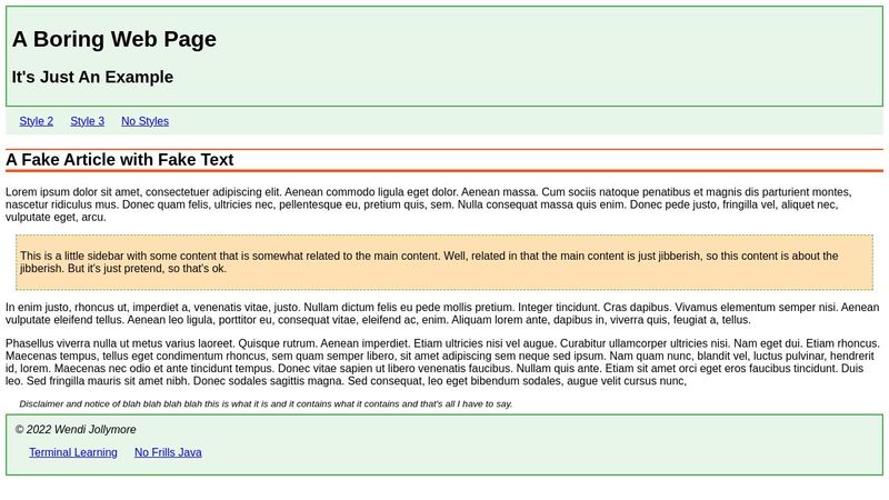 What Can CSS Do? Example 1