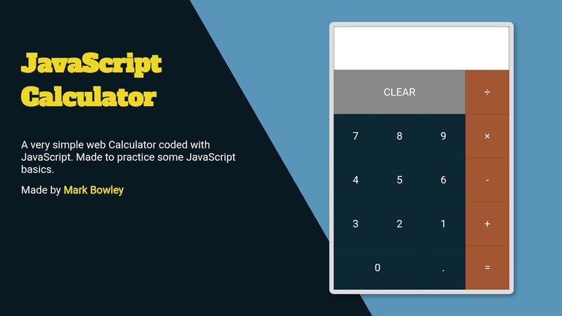 Javascript Calculator