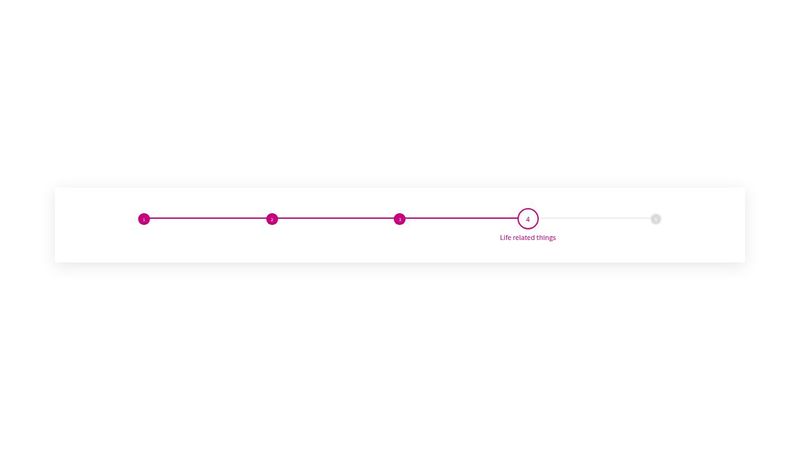 CSS Bullet point progress bar
