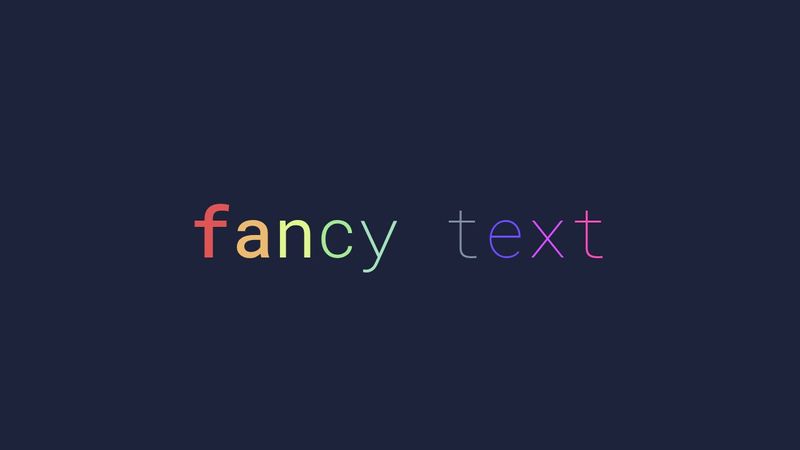 fancy-text