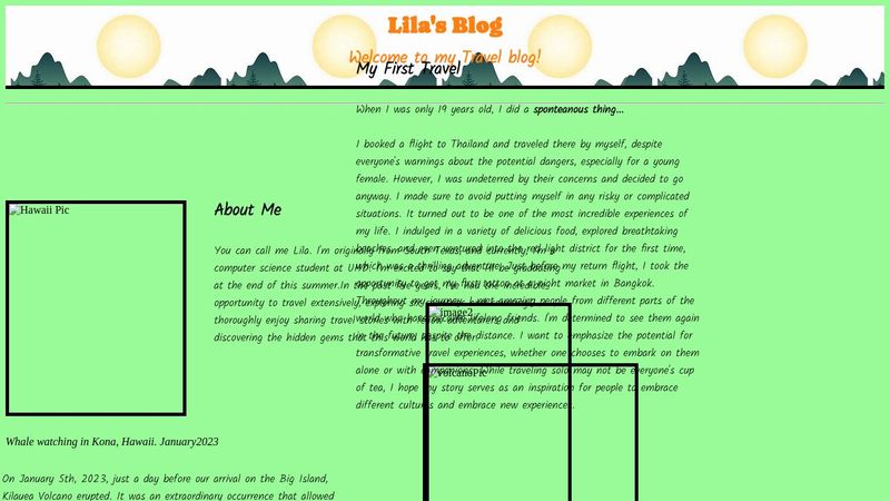 Exercise Blog layout html