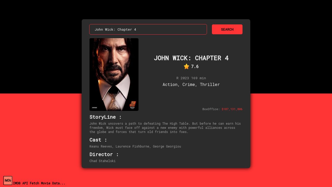 John Wick: Chapter 4 (2023) - Backdrops — The Movie Database (TMDB)