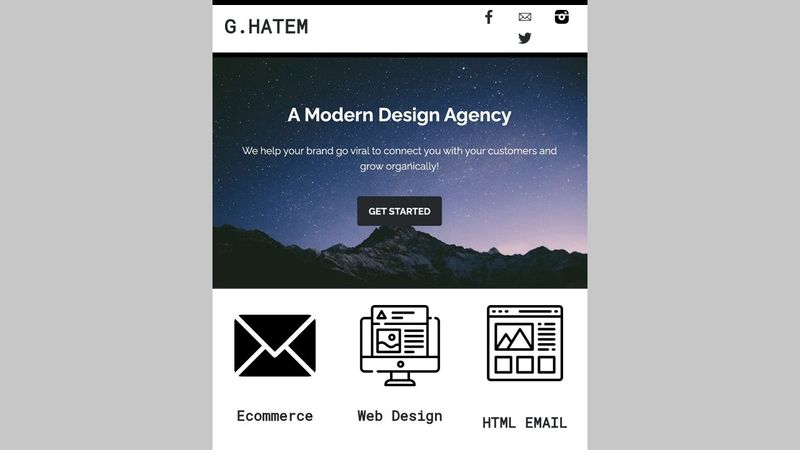 EMAIL TEMPLATE HTML
